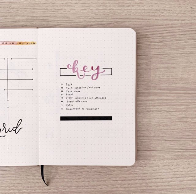 15 Easy Bullet Journal Key Ideas You Will Love - The Smart Wander