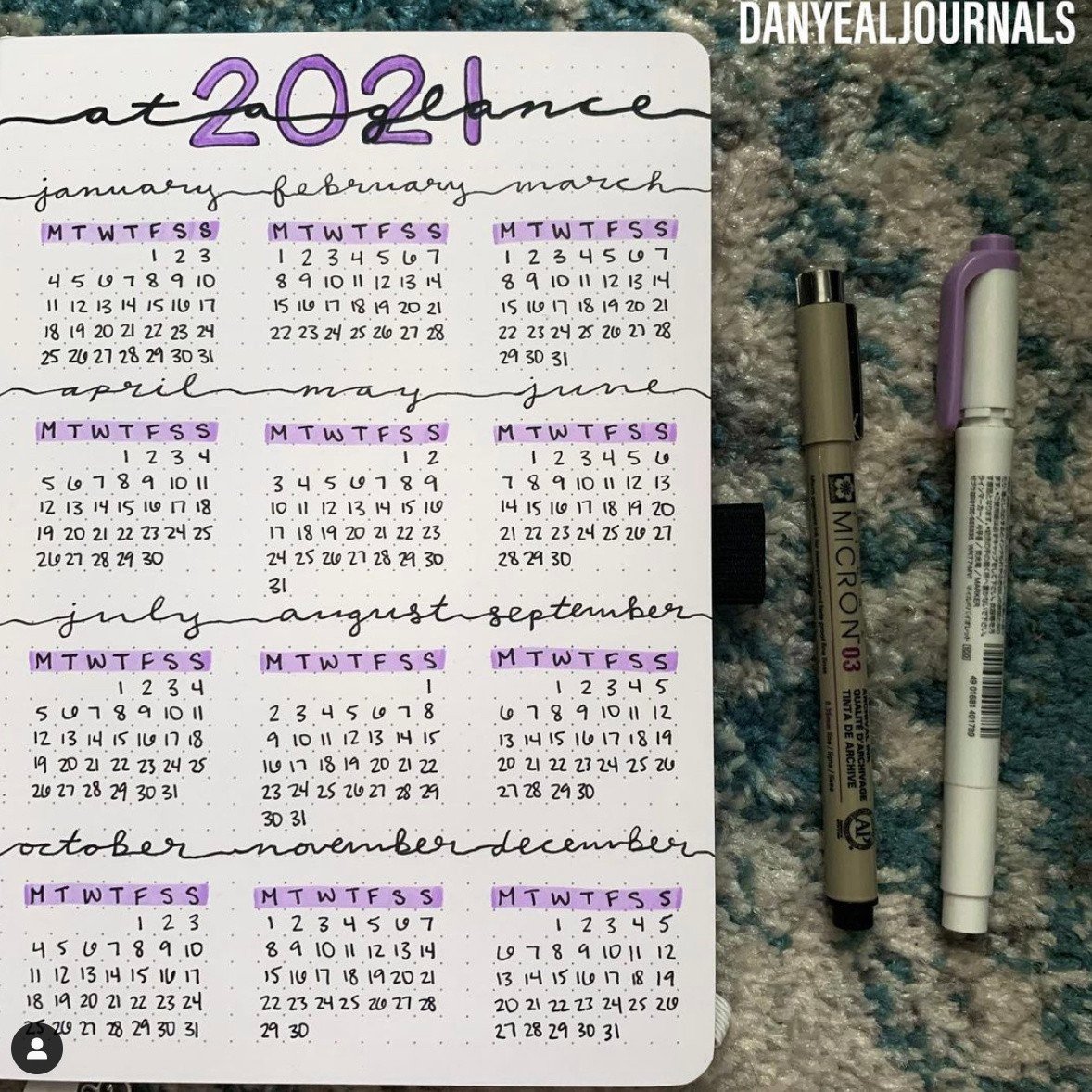 January Bullet Journal Cover Page Ideas - The Smart Wander