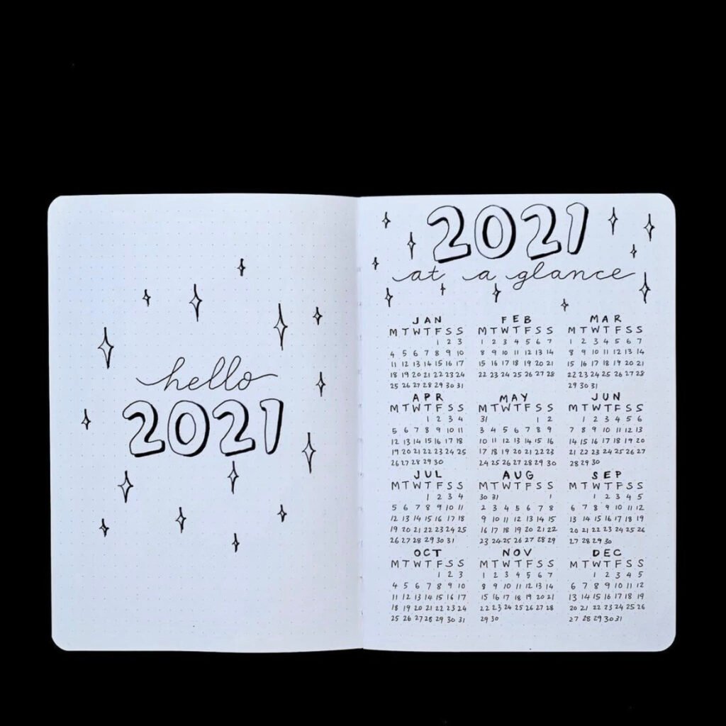 2021-january-bullet-journal