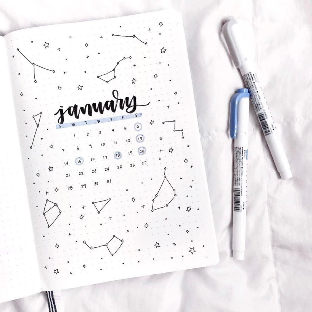 Bullet Journal Cover Page Ideas that You'll Love - The Smart Wander