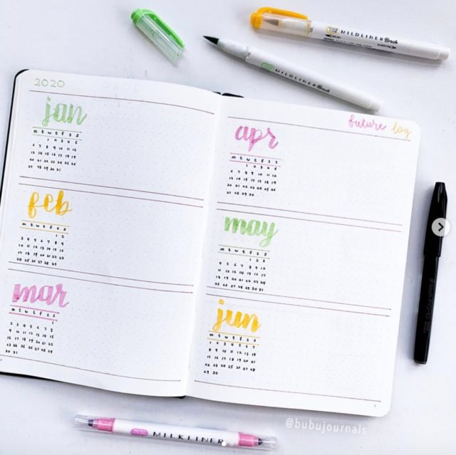 Bullet Journal Minimalist Spreads - The Smart Wander