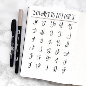 30 Easy and Beautiful Ways to Lettering A to Z - The Smart Wander