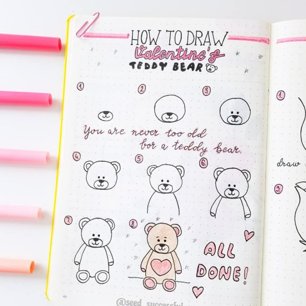 bullet-journal-pink-doodles