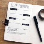 Minimalist Bullet Journal Weekly Spreads For February - The Smart Wander