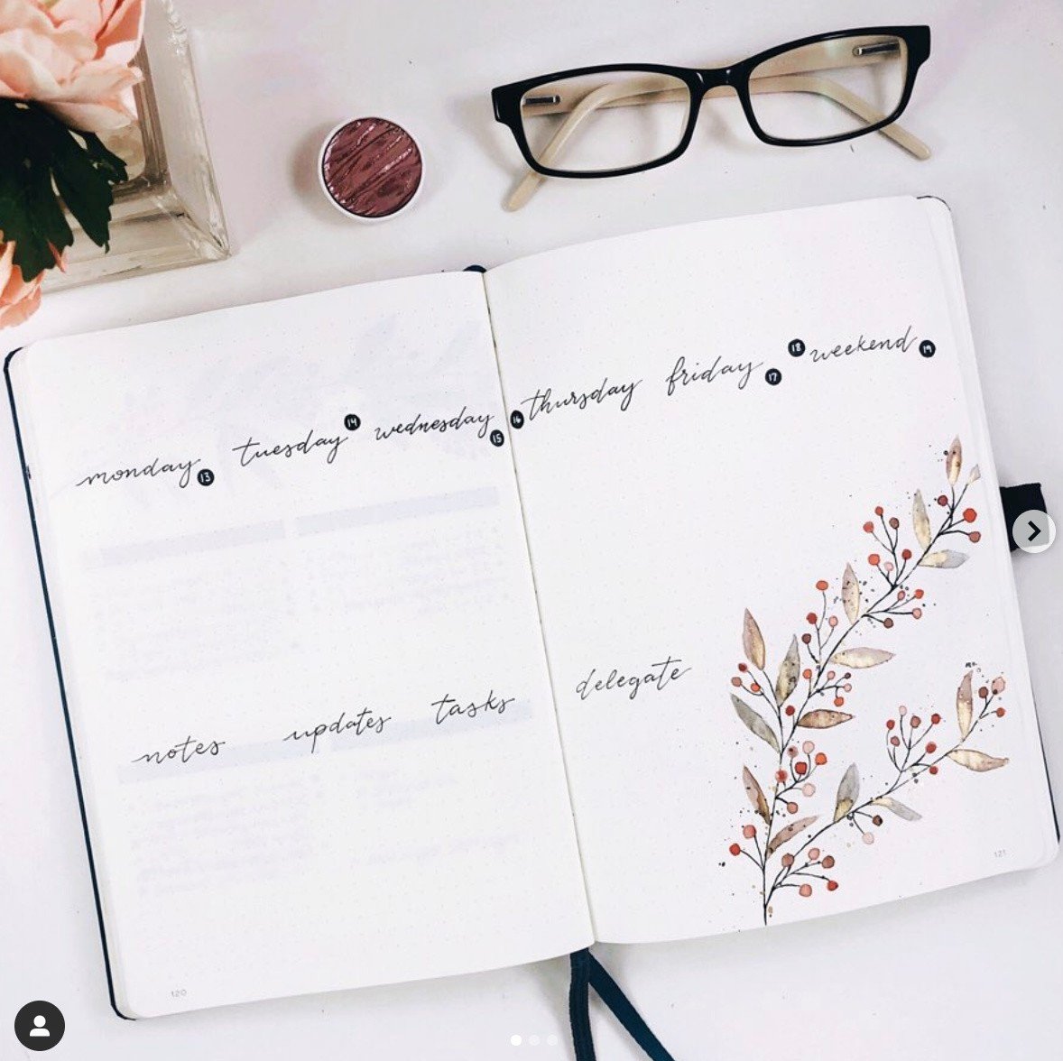 Minimalist Bullet Journal Weekly Spreads For February - The Smart Wander