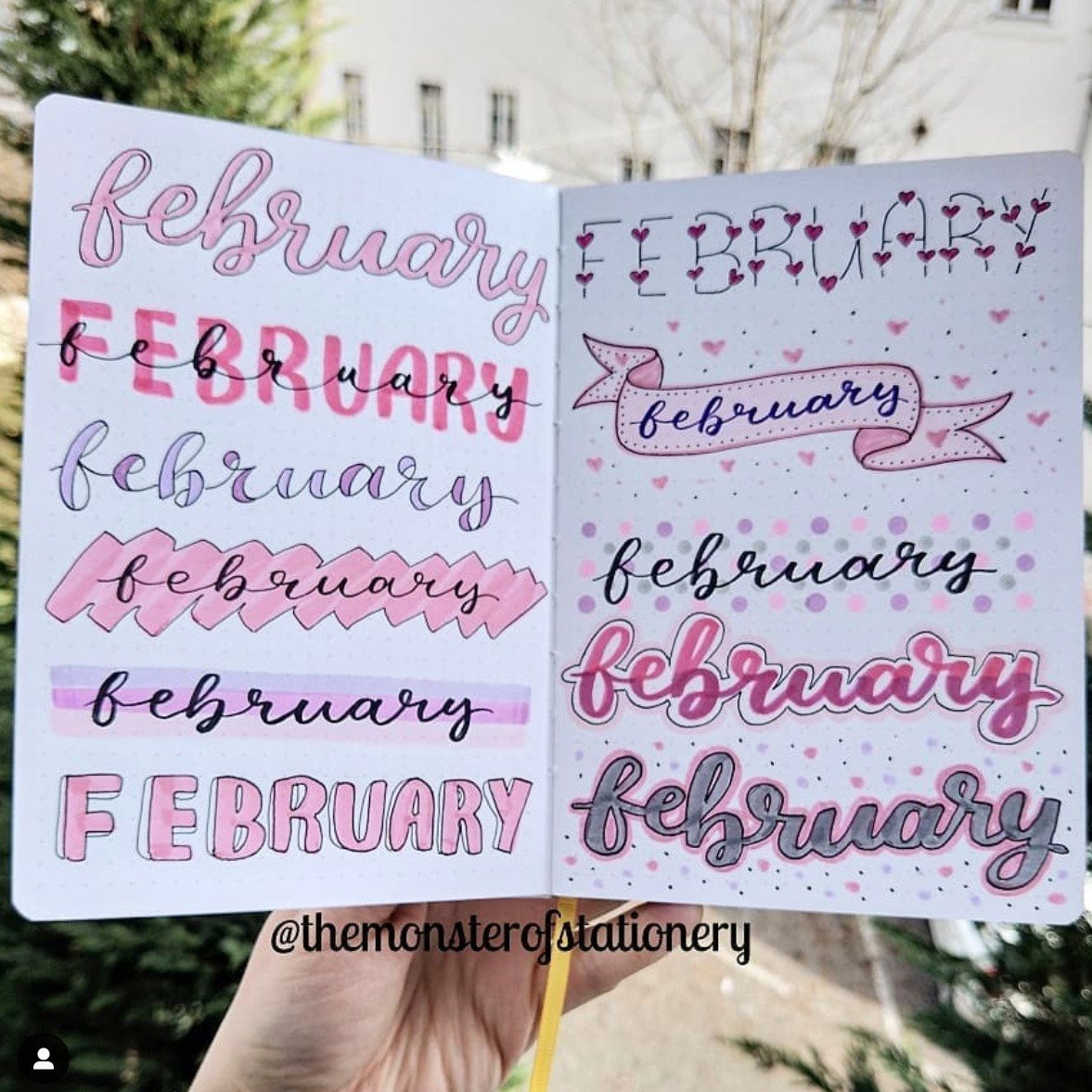 Best Bullet Journal Fonts and Headers for Every Month - The Smart Wander