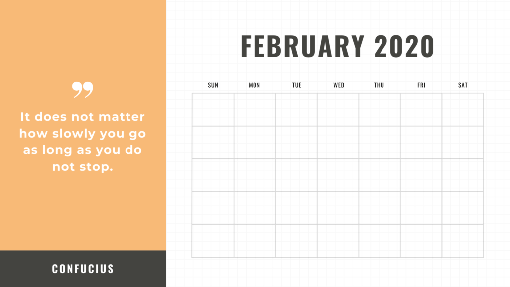free printable calendar february