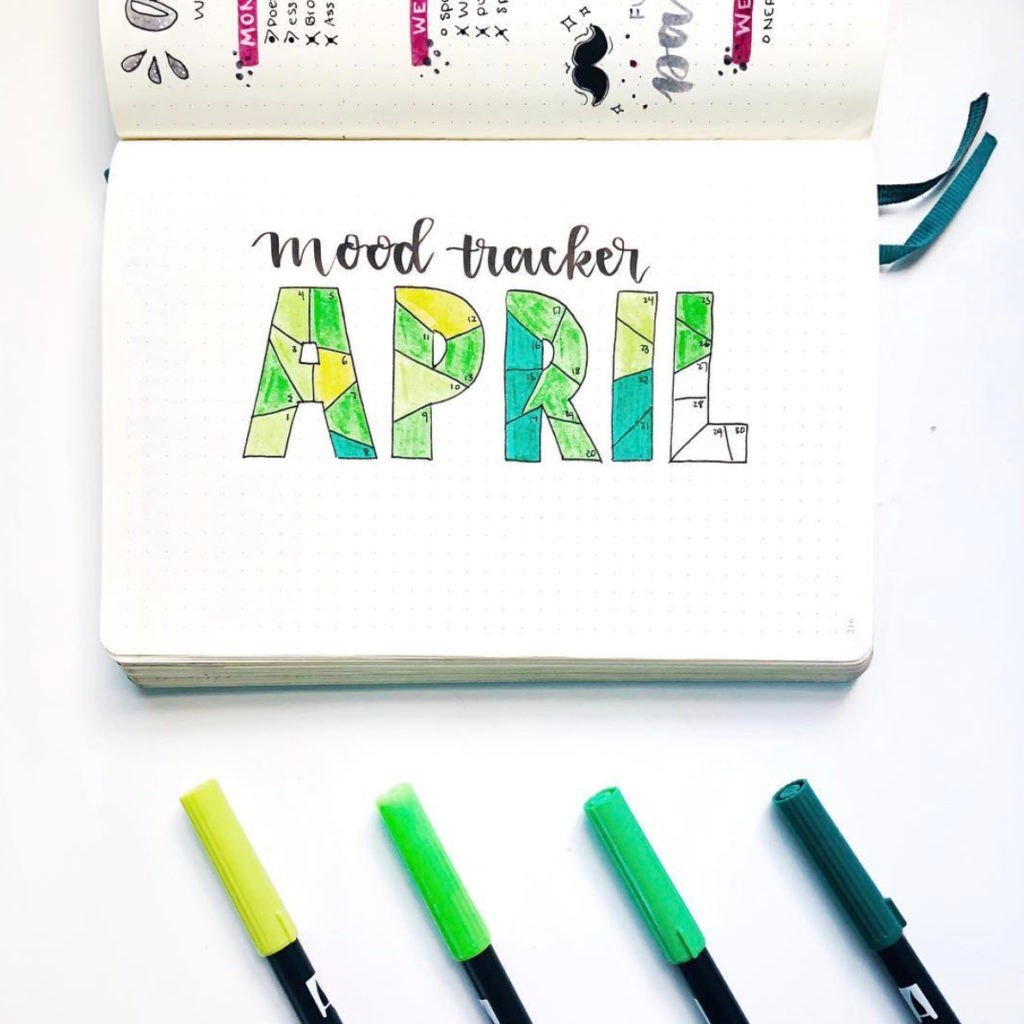 april mood trackers