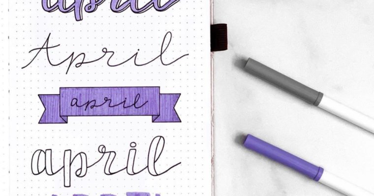 Best Bullet Journal Fonts and Headers for Every Month