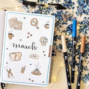 bullet journal cover page ideas