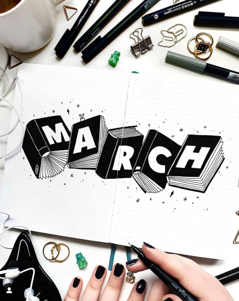 march bullet journal ideas