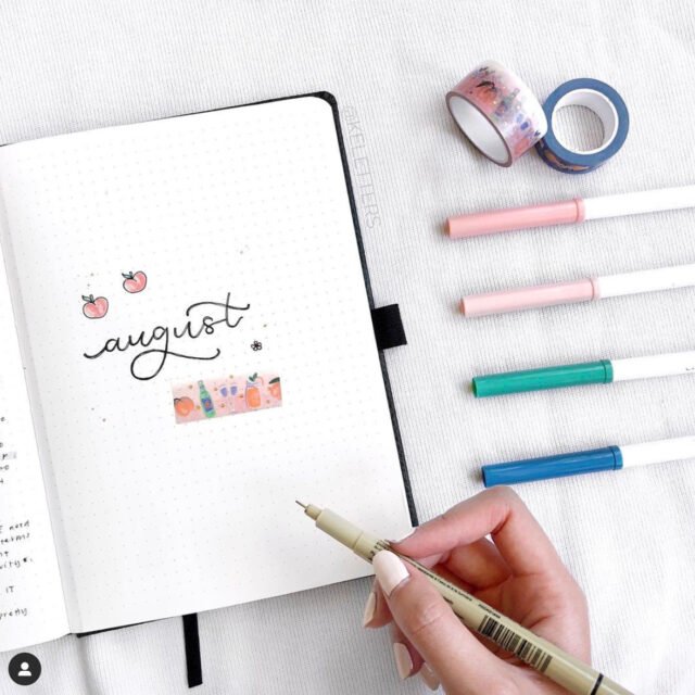 Best AUGUST Bullet Journal Ideas that You'll Love - The Smart Wander