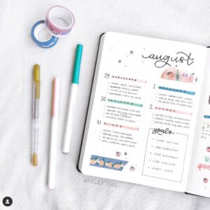 Best AUGUST Bullet Journal Ideas that You'll Love - The Smart Wander