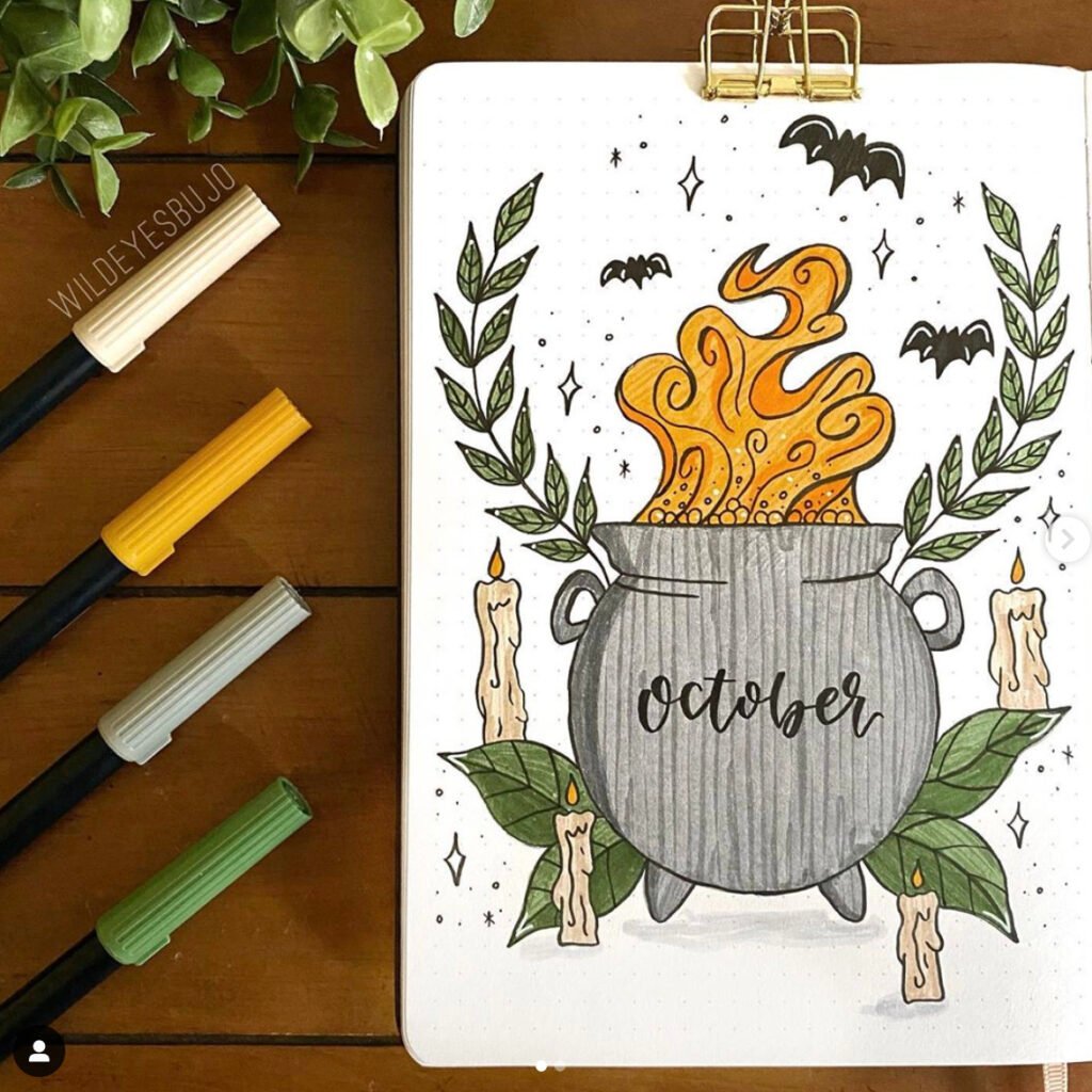 october bullet journal ideas