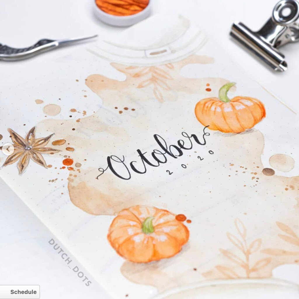 october bullet journal ideas