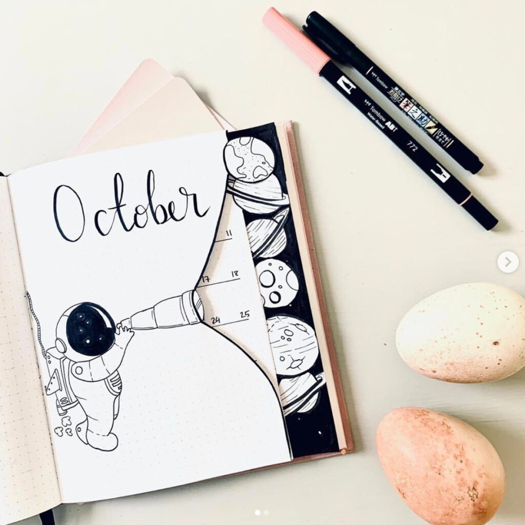 october bullet journal ideas