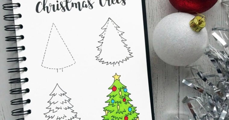 How to draw Christmas stuff step by step