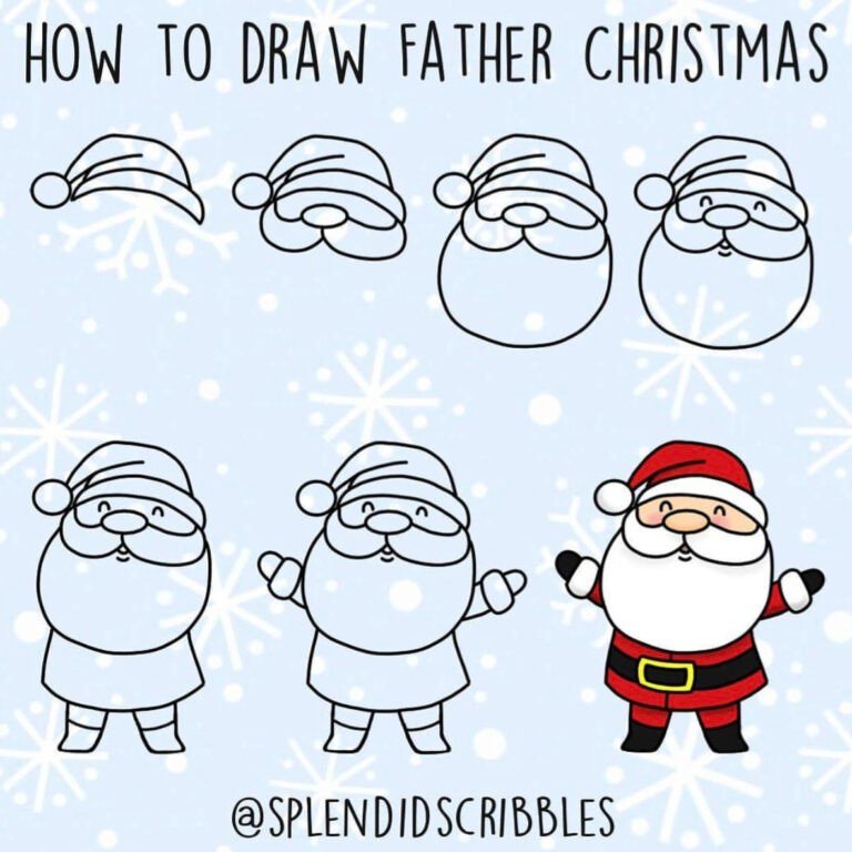 How to draw Christmas stuff step by step The Smart Wander